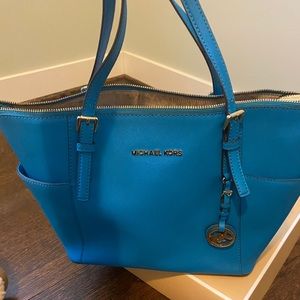 Leather Michael Kors purse
